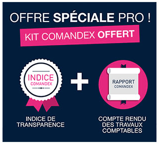 nos promotions Offre spéciale pro : kit Comandex offert