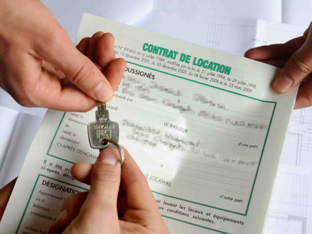 clef et contrat de location