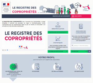 le registre des coproprietes