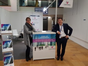 stand comandex fnaim avec carlos benitez et florence tallet